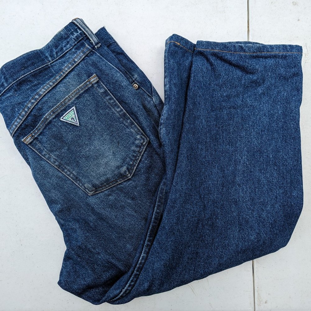 Guess Men's "RETROFITED"  blue jeans